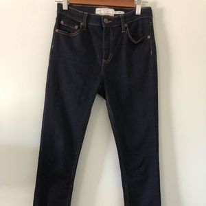 Free People Released Raw Hem High-Rise Jeans Size 26